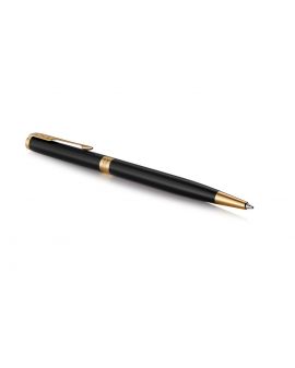 Długopis SLIM SONNET BLACK LACQUER GT - 1