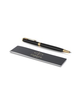 Długopis SLIM SONNET BLACK LACQUER GT - 2
