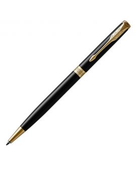 Długopis SLIM SONNET BLACK LACQUER GT - 4