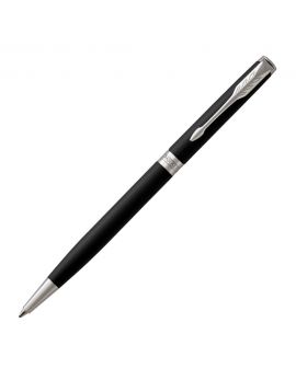 Długopis SLIM SONNET MATTE BLACK CT - 1