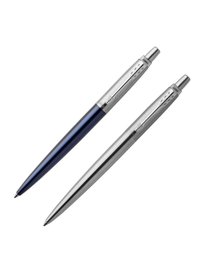 1 Długopis JOTTER ROYAL BLUE CT (wkład niebieski) 1 Długopis ŻELOWY STAINLESS STEEL CT (wkład czarny) - 1