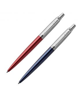 1 Długopis JOTTER KENSINGTON RED CT (wkład niebieski) 1 Długopis ŻELOWY JOTTER ROYAL BLUE CT - 1