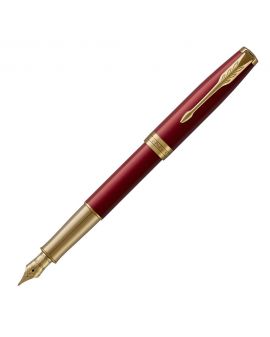 PIÓRO WIECZNE SONNET RED LACQUER GT (F) 18K 1931478 - 1
