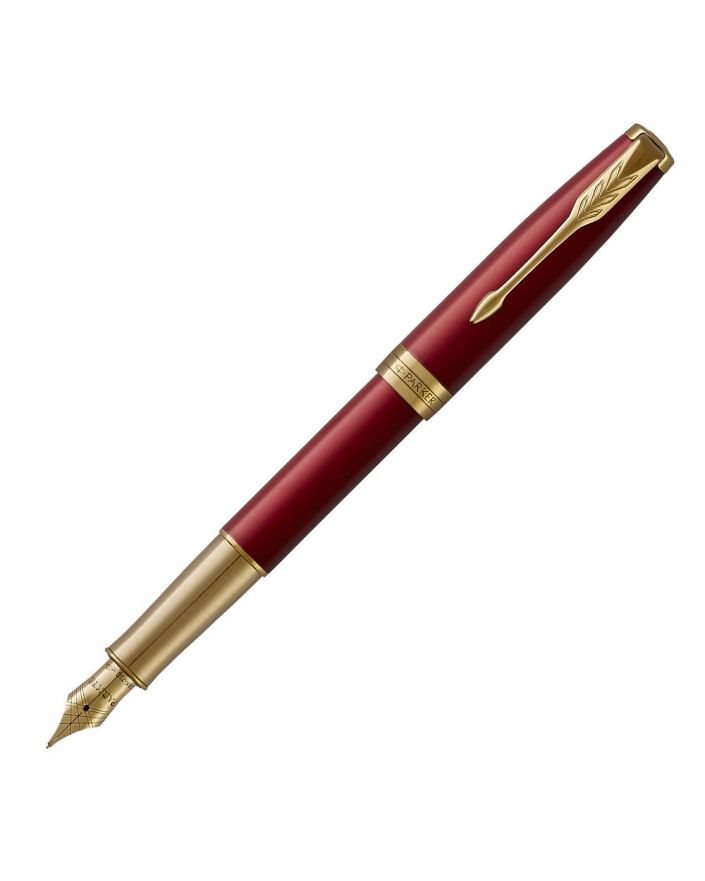 PIÓRO WIECZNE SONNET RED LACQUER GT (F) 18K 1931478 - 1