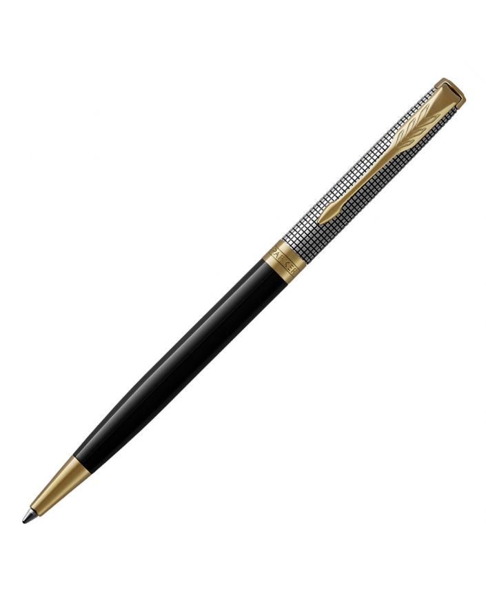 DŁUGOPIS PREMIUM CHISELLED SILVER & BLACK GT SLIM 1931541 Parker - 1 DŁUGOPIS PREMIUM CHISELLED SILVER & BLACK GT SLIM 1931541 Parker - 1