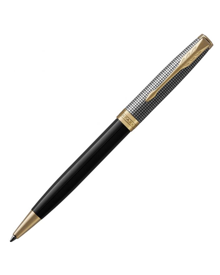 DŁUGOPIS SONNET PREMIUM CHISELLED SILVER & BLACK GT 1931540 Parker - 1 DŁUGOPIS SONNET PREMIUM CHISELLED SILVER & BLACK GT 1931540 Parker - 1
