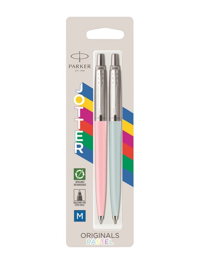 Zestaw Długopis Parker Jotter Originals Pastel Baby Blue & Pink - Edycja Specjalna - 1 - 3026981218316 - - 2121831