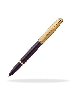 PIÓRO WIECZNE (F) - 18K Parker 51 DELUXE PLUM GT - 1 - 3026981235160 - - 2123516