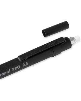 Rotring 1904258 Rapid PRO ołówek automatyczny (z mechanizmem wciągającym, 0,5 mm), czarny - 2 - 3501179042589 - - 1904258