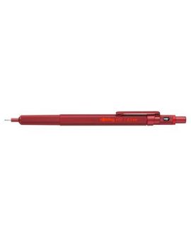 ołówek automatyczny cienki rOtring 600 HB 0.5mm czerwony - 1 - 3026981142642 - - 2114264