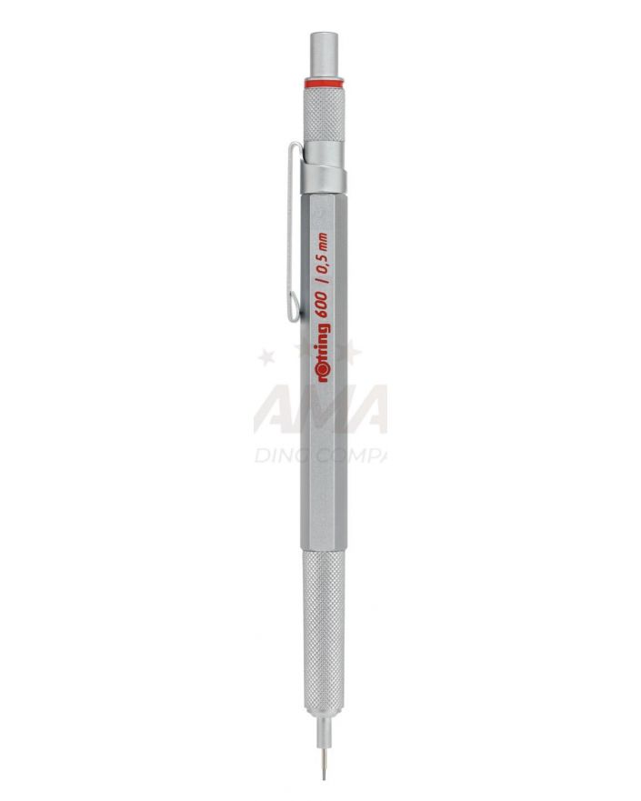 Ołówek grawitacyjny Tikky III Rotring 600 0,5 srebrny - 1 - 3501179044453 - - 1904445